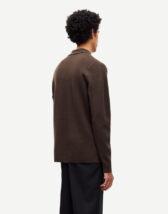 Samsøe Samsøe Mehed Kampsunid ja pusad Guna Half Zip Turkish Coffee M22400055-Turkish Coffee