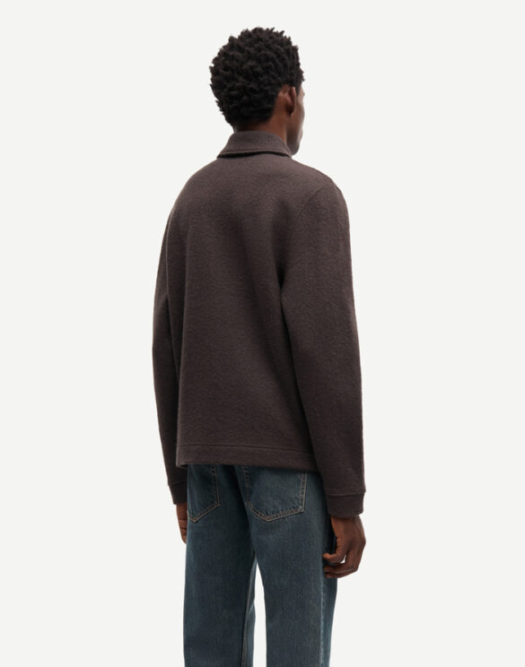 Samsøe Samsøe M22400082-Turkish Coffee Hannes Full Zip Turkish Coffee Mehed Jakid