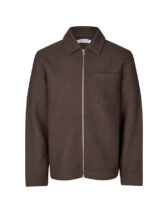 Samsøe Samsøe M22400082-Turkish Coffee } Hannes Full Zip Turkish Coffee Men Jackets