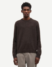 Samsøe Samsøe M10000009-Turkish Coffee } Isak Knit Sweater Turkish Coffee Men Sweaters & hoodies