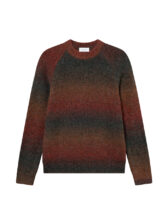 Les Deux 1000998-DARK CLAY ORANGE Brad Gradient Kootud Kampsun Dark Clay Orange Meeste riided Kampsunid ja pusad