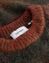 Les Deux 1000998-DARK CLAY ORANGE Brad Gradient Kootud Kampsun Dark Clay Orange Meeste riided Kampsunid ja pusad