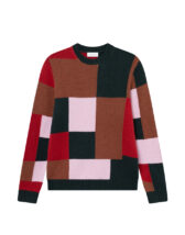 Les Deux 1001181-DUFFEL BAG } Everett Colorblock Knit Jumper Duffel Bag Men Sweaters & hoodies