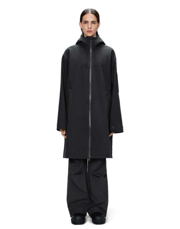 Rains 12510-01 Black Suva Vision Softshell Jacket Black Men Womens  Outerwear Outerwear Spring and autumn jackets Spring and autumn jackets