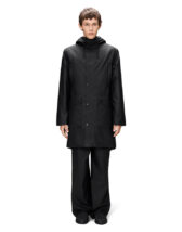 Rains 21460-01 Black Nome Long Parka Black Men Womens  Outerwear Outerwear Winter jackets and coats Winter coats and jackets