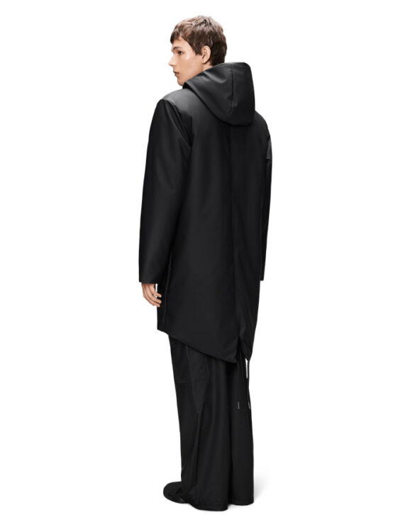 Rains 21460-01 Black Nome Long Parka Black Men Womens  Outerwear Outerwear Winter jackets and coats Winter coats and jackets