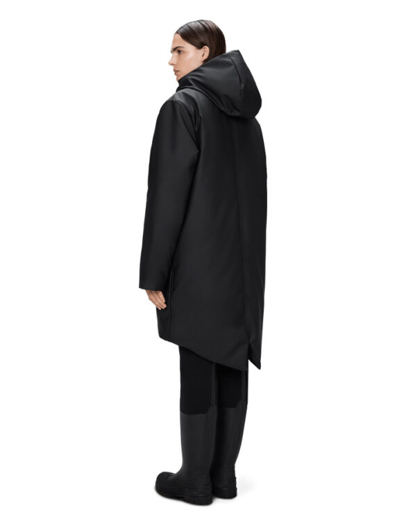 Rains 21460-01 Black Nome Long Parka Black Meeste riided Naised Ülerõivad  Talvejoped ja mantlid