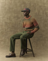 Les Deux 1000998-DARK CLAY ORANGE } Brad Gradient Knit Jumper Dark Clay Orange Men Sweaters & hoodies