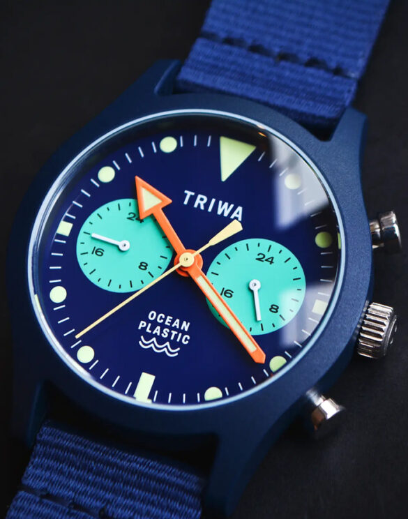 Triwa Accessories Watches Ocean Plastic Timer Blue Watch TFO302-CL150712