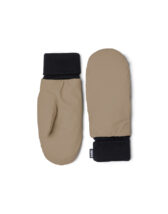 Rains 16070-133 Beige Alta Puffer Mittens Beige Accessories   Gloves