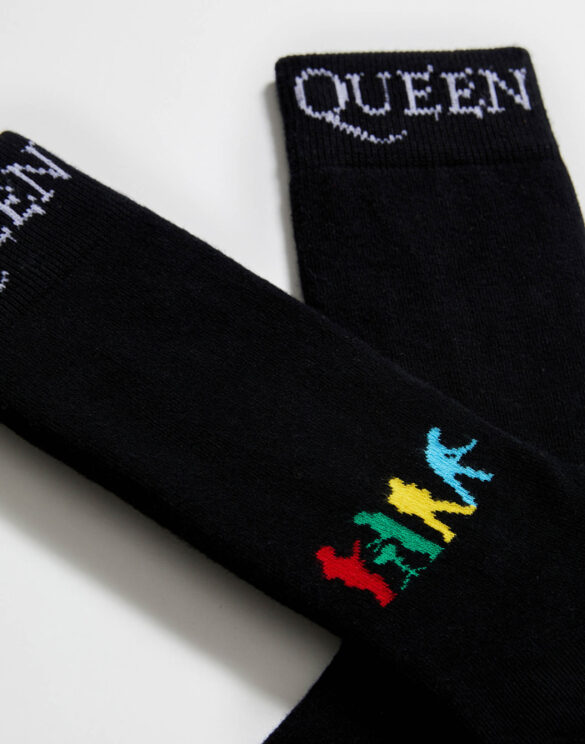 BeSocks Accessories Socks BeQueen Band Black Socks BeQueen Band Black