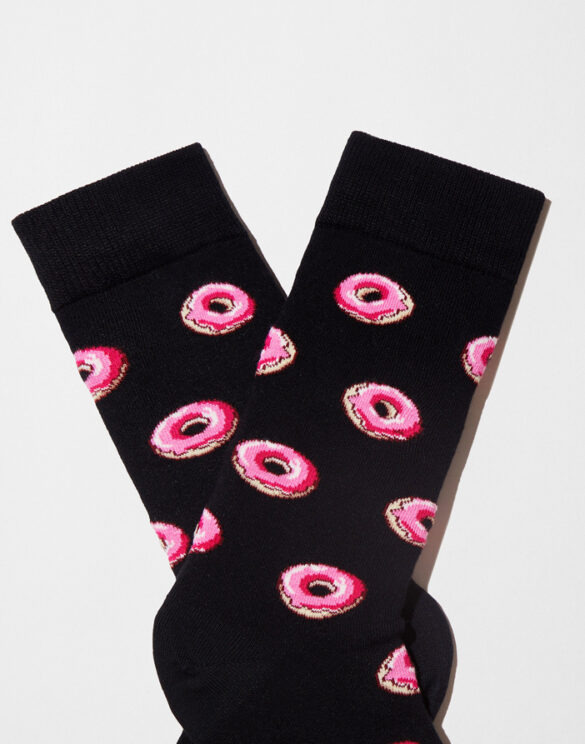 BeSocks Accessories Socks  BeDonut Black