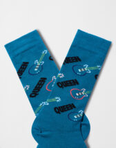 BeSocks Accessories Socks BeQueen Guitar Green Socks BeQueen Guitarr Green