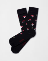 BeSocks Accessories Socks  BeMushroom Black