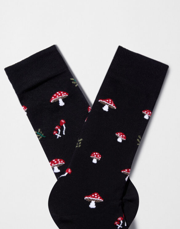 BeSocks Aksessuaarid Sokid  BeMushroom Black