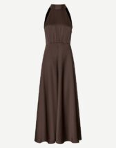 Samsøe Samsøe F20500071-BLACK COFFEE } Rheo Dress Black Coffee Women Dresses