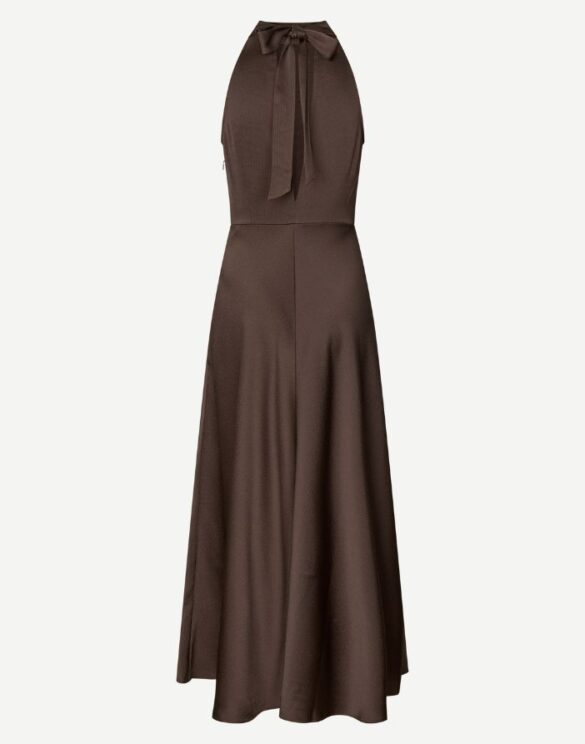 Samsøe Samsøe F20500071-BLACK COFFEE Rheo Kleit Black Coffee Naised Kleidid