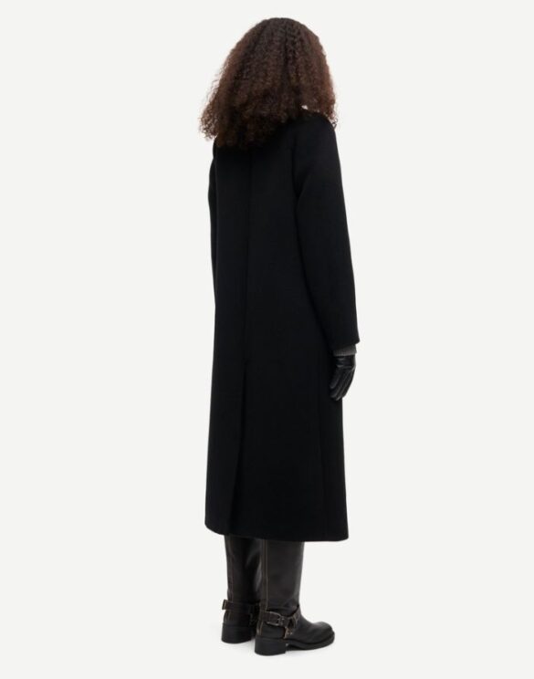 Samsoe Samsoe Falcon Wool Coat Black