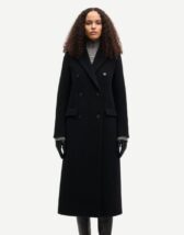 Samsoe Samsoe Falcon Wool Coat Black womens winter coat