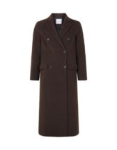 Samsoe Samsoe Falcon Wool Coat Mole womens coat flat