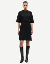 Samsøe Samsøe F25400053-BLACK } Satatiana Dress Black Women Dresses