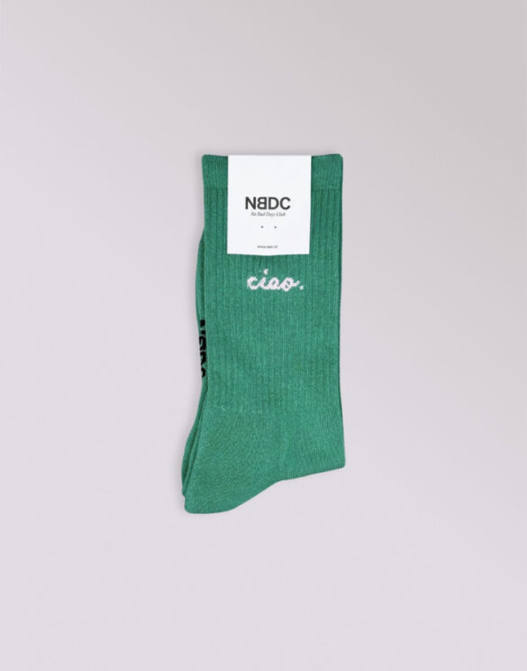 No Bad Days Club Accessories Socks  CIAO-DARK GREEN