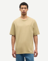 Samsøe Samsøe Men T-shirts Sajesper T-Shirt Olive Gray M26100079-OLIVE GRAY