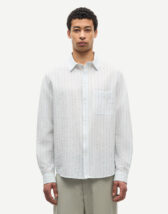Samsøe Samsøe Men Shirts Saryan J Shirt Skywriting Stripe M25100052-SKYWRITING ST.