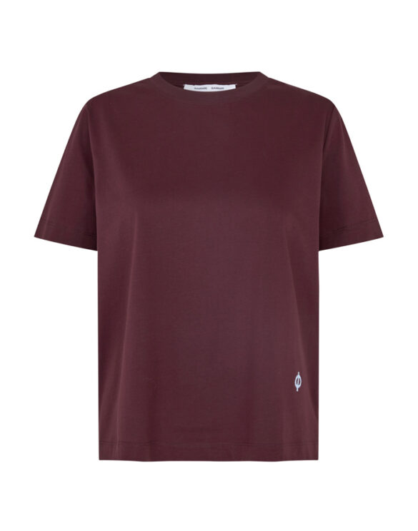 Samsøe Samsøe F25200025-FUDGE CAMERA } Sacamino SS T-Shirt Fudge Camera Women T-Shirts