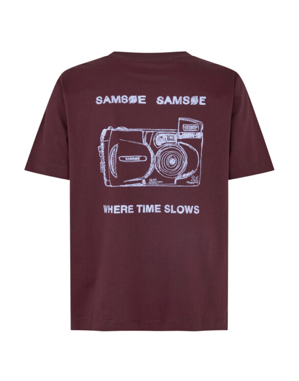 Samsøe Samsøe F25200025-FUDGE CAMERA Sacamino SS T-Särk Fudge Camera Naised T-särgid