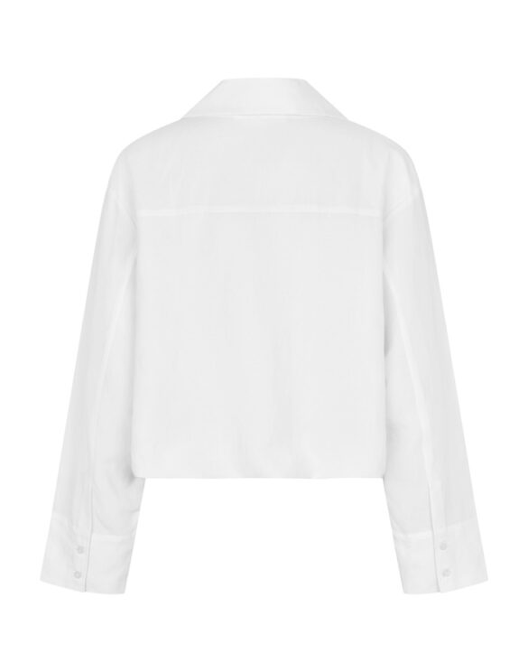 Samsøe Samsøe F26100024-WHITE Sadaphne Valge Pluus Naised Pluusid ja topid