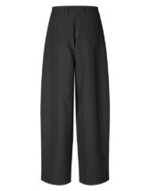 Samsøe Samsøe F26100132-BLACK Saharper Mustad Püksid Naised Püksid