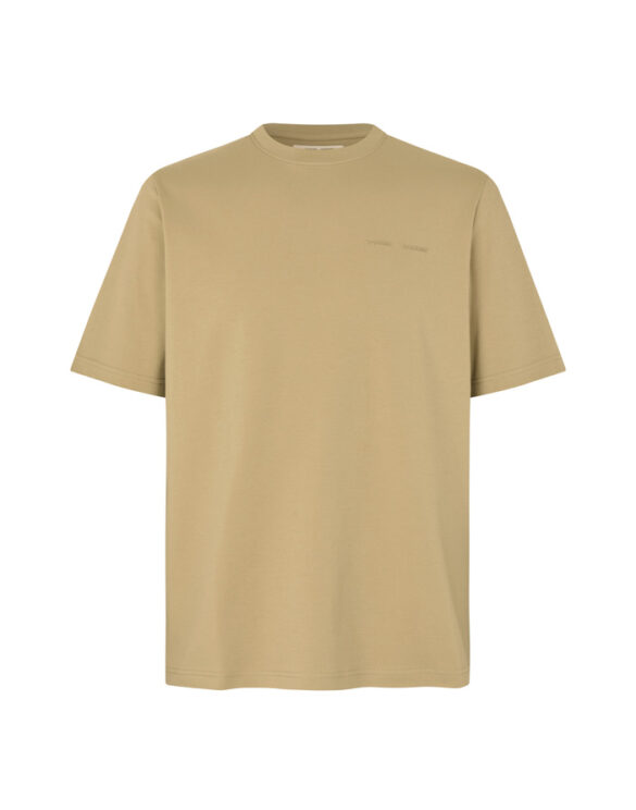 Samsøe Samsøe Meeste riided T-särgid Sajesper T-Särk Olive Gray M26100079-OLIVE GRAY