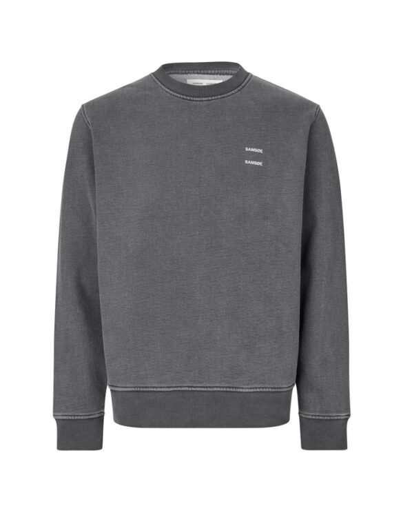 Samsøe Samsøe M25400040-BLACK } Sajoel Sweatshirt Black Men Sweaters & hoodies