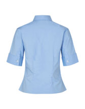 Samsøe Samsøe F26100034-BEL AIR BLUE } Sasky SS Shirt Bel Air Blue Women Blouses and tops