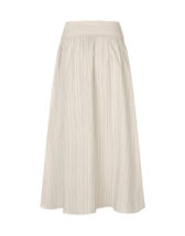 Samsøe Samsøe F26100088-BONE ST. } Sathea Skirt Bone Stripe Women Skirts