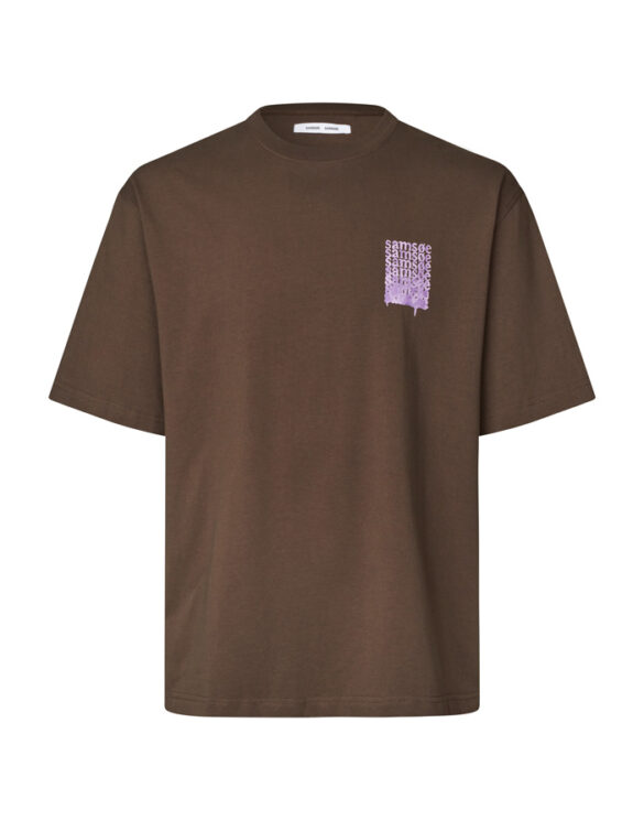 Samsøe Samsøe Men T-shirts Sasteven T-Shirt Orchid Melt M26200137-ORCHID MELT