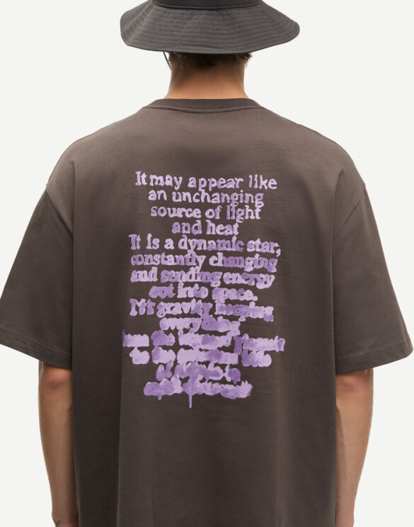 Samsøe Samsøe Men T-shirts Sasteven T-Shirt Orchid Melt M26200137-ORCHID MELT