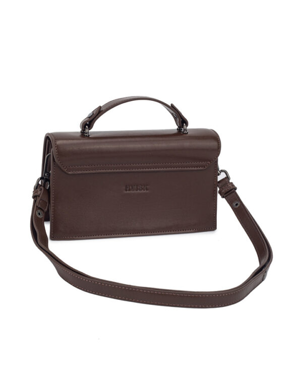 Hvisk Accessories Bags Crossbody bags Aria Glossy Structure Cocoa 2601-127-010500-496 Cocoa