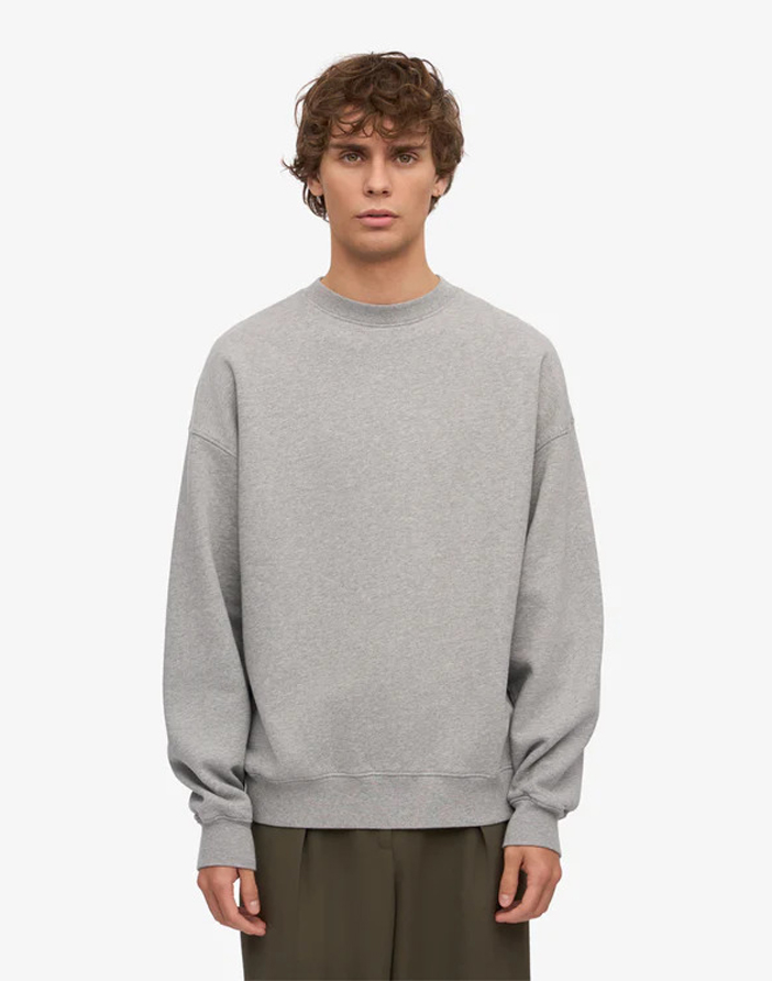 Colorful Standard Organic Oversized Crew Heather Grey