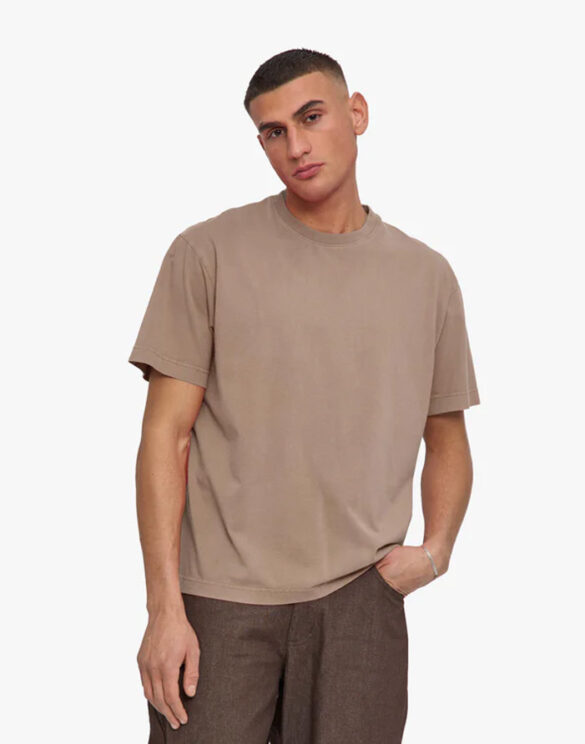 Colorful Standard T-särgid Meeste riided  CS2056-Faded Khaki