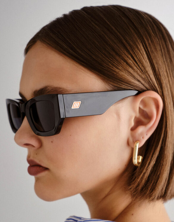 Le Specs LSP2452419 Beachcomber Black Päikeseprillid Aksessuaarid Prillid Päikeseprillid