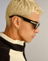 Le Specs LWF2627931 Cubito Black Wide Fit Päikeseprillid Aksessuaarid Prillid Päikeseprillid