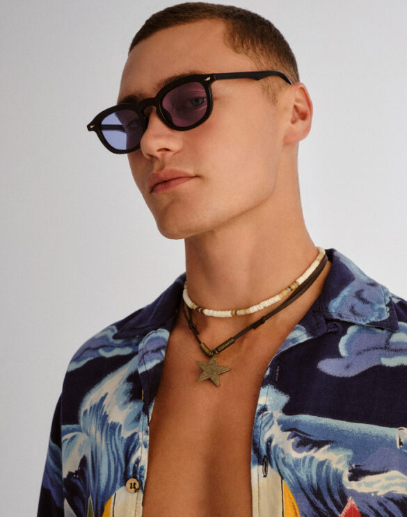 Le Specs Aksessuaarid Prillid Heart Throb Black Dusty Blue Päikeseprillid LSP2652331