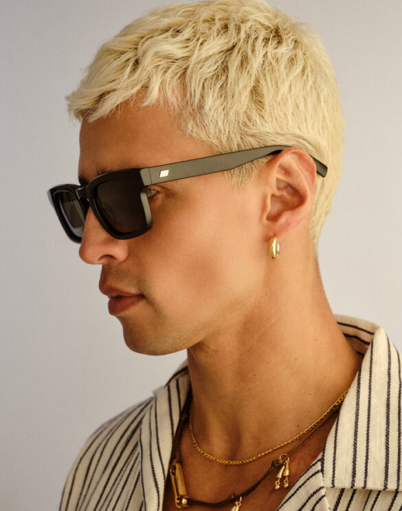 Le Specs LWF2627928 Iceman Black Wide Fit Päikeseprillid Aksessuaarid Prillid Päikeseprillid