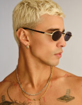 Le Specs LSU2627920 Icicle Bright Gold Päikeseprillid Aksessuaarid Prillid Päikeseprillid
