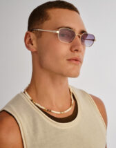 Le Specs Accessories Glasses Mythic Gold Dusty Blue Sunglasses LSU2652325