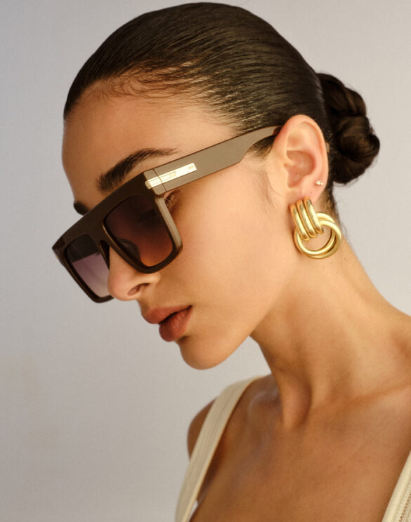 Le Specs Accessories Glasses Offside Dark Cocoa Wide Fit Sunglasses LWF2627935