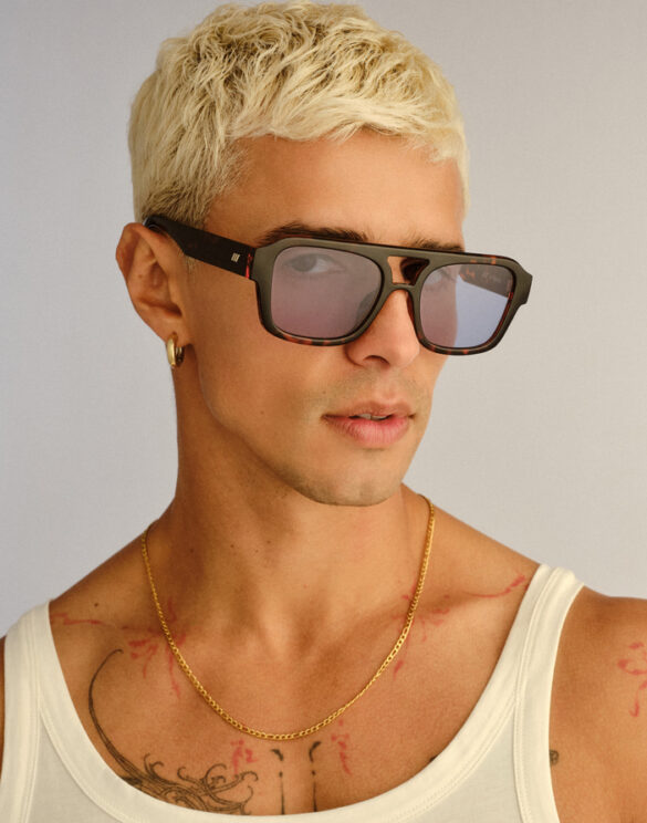 Le Specs LWF2627909 Subzero Tort Wide Fit Sunglasses Accessories Glasses Sunglasses
