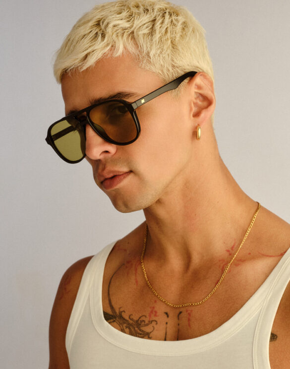 Le Specs Accessories Glasses Tragic Magic Black Olive Tint Sunglasses LSP2652352